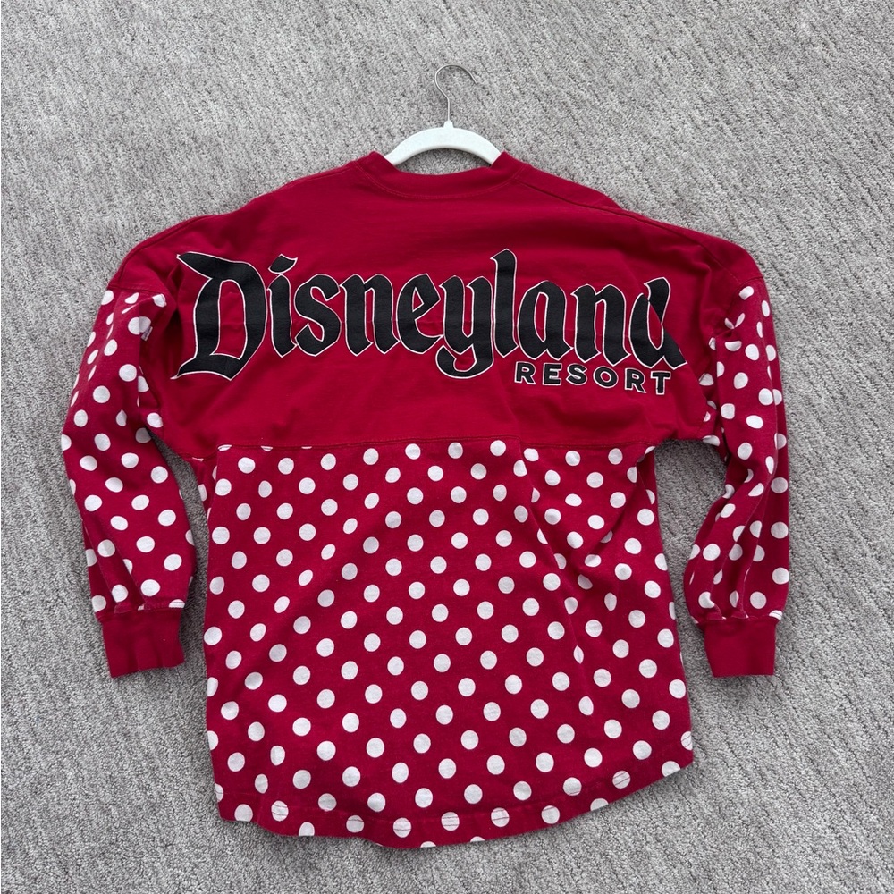 Disneyland Resort Red Polka Dot Women's Jersey Small